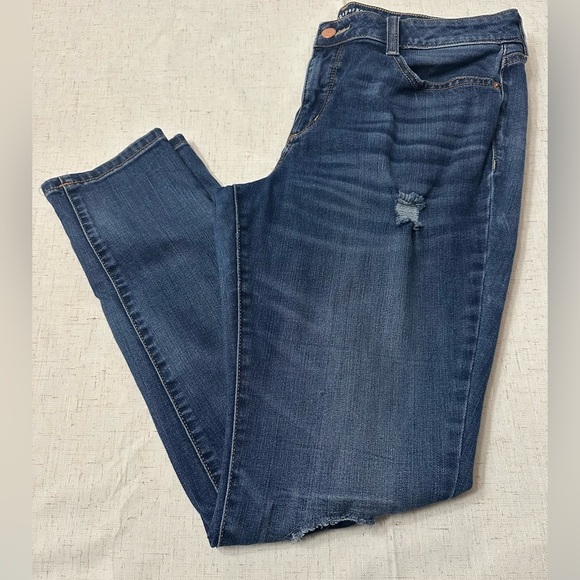 Peyton & Parker Women's Denim Skinny Jeans - Classic Blue - Picture 2 of 11